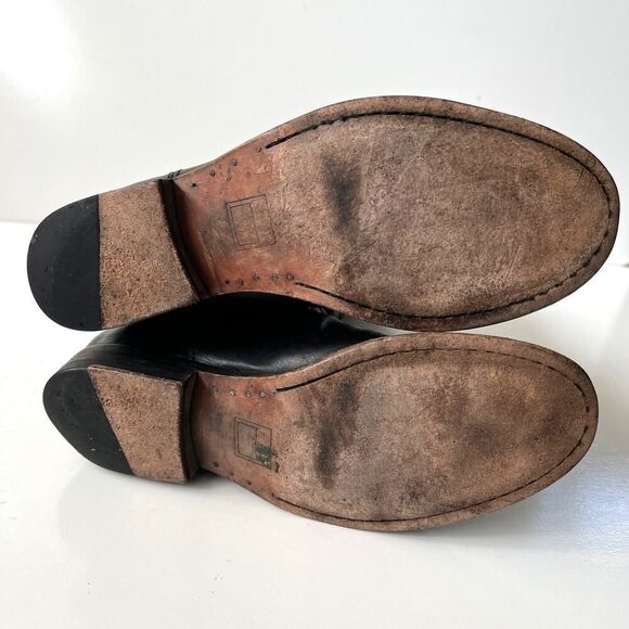 Frye‎ Knee High Riding Biker Boots Tall Equestrian Moto Western Black Size 6.5 B - Picture 9 of 10